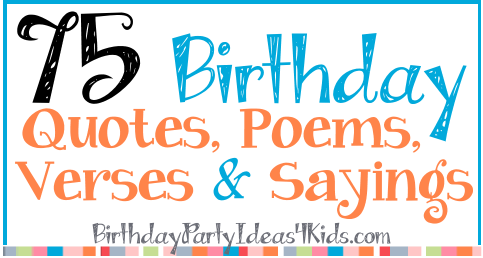 Detail Birthday Quotes For Kids Nomer 28