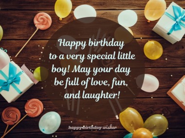 Birthday Wishes For Kid Boy Quotes - KibrisPDR