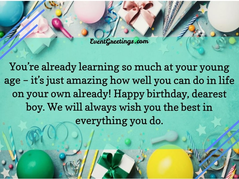 Detail Birthday Wishes For Kid Boy Quotes Nomer 21