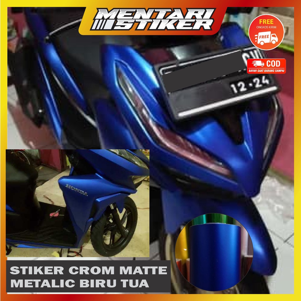 Detail Biru Doff Metalik Nomer 45