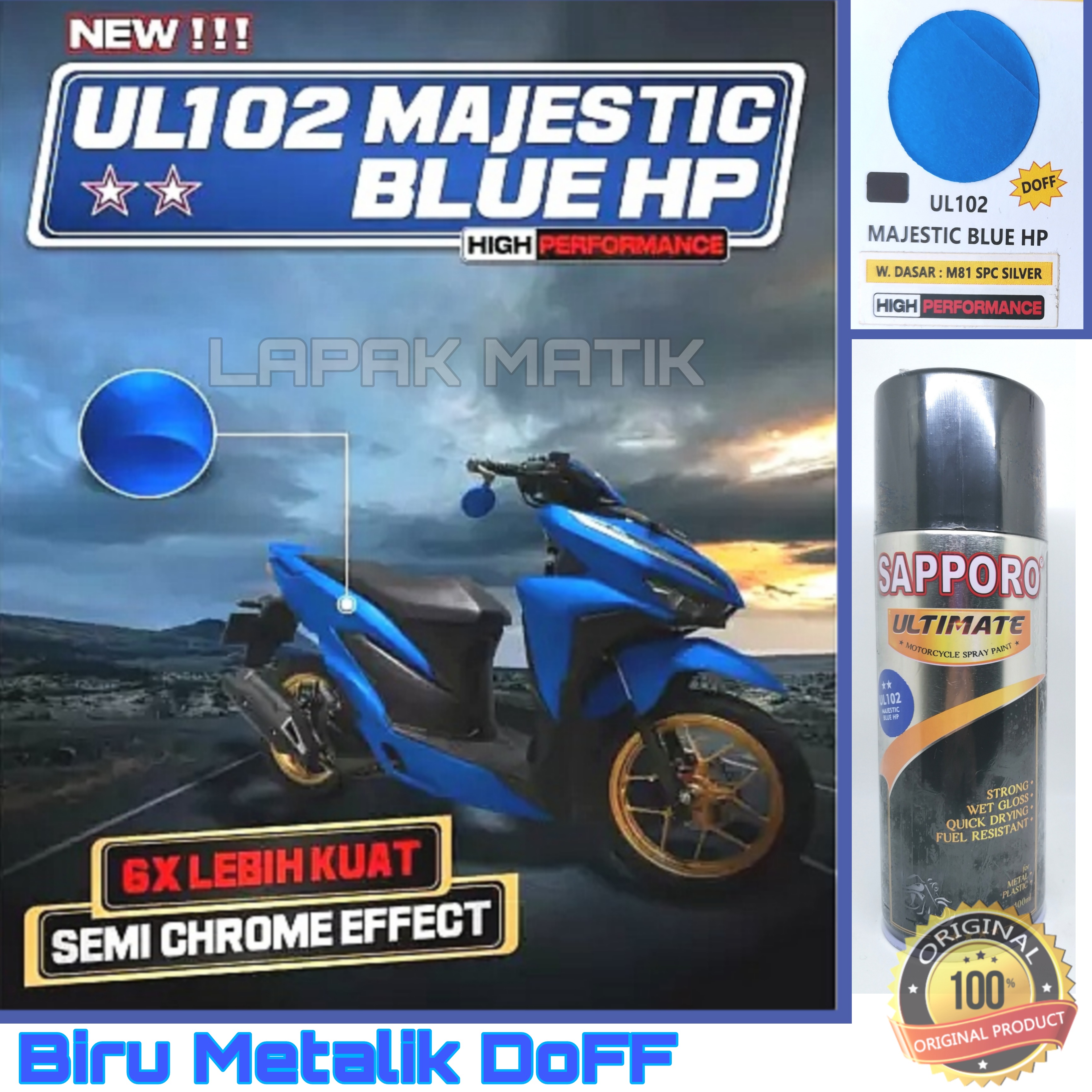Detail Biru Doff Samurai Nomer 16