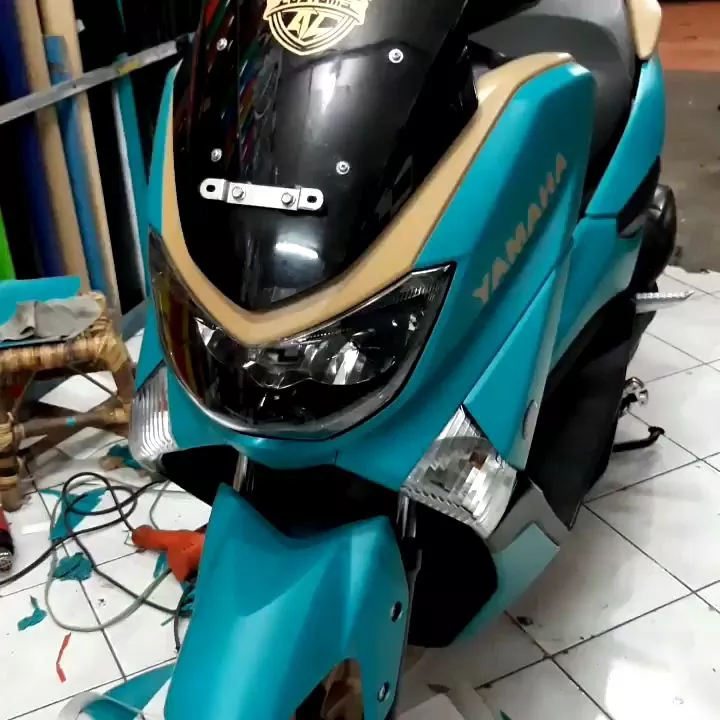 Detail Biru Tosca Metalic Nomer 45