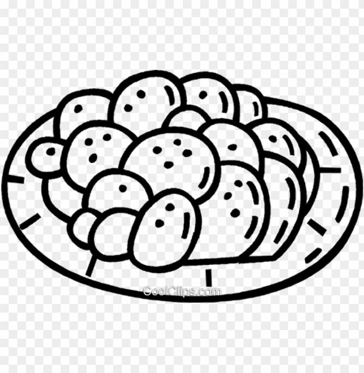 Detail Biscuit Clipart Black And White Nomer 36