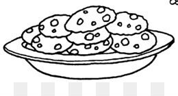 Detail Biscuit Clipart Black And White Nomer 48