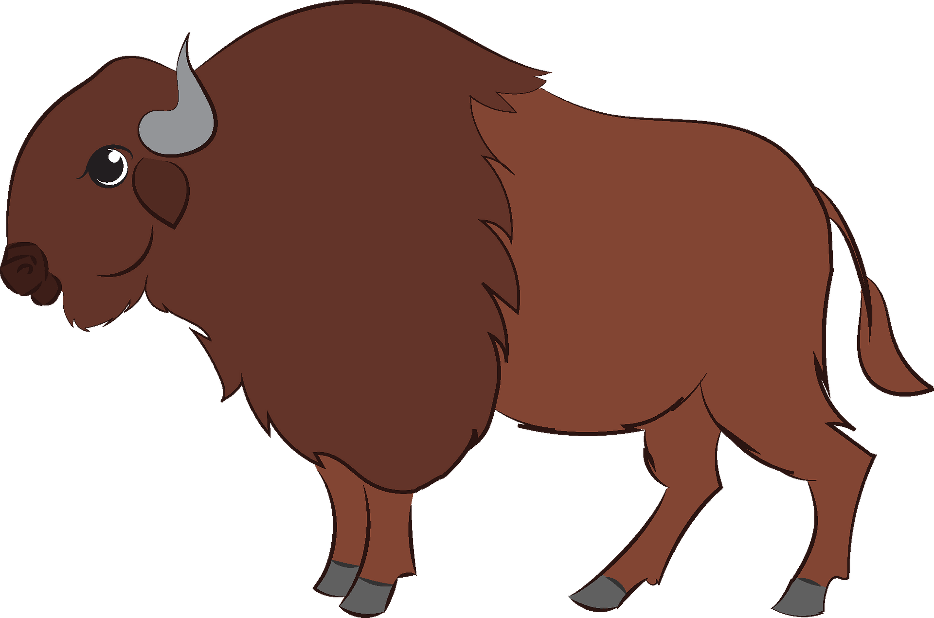 Detail Bison Clipart Free Nomer 4
