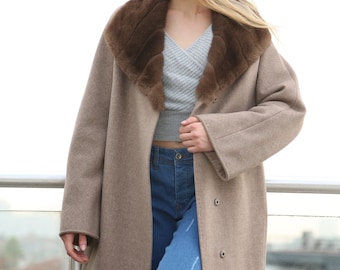 Detail Bison Fur Jacket Nomer 46