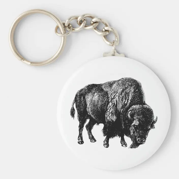 Detail Bison Keychain Nomer 4