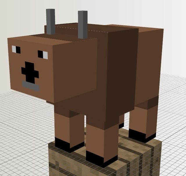 Detail Bison Minecraft Nomer 7