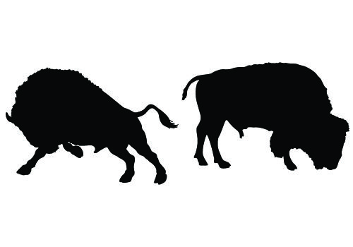 Detail Bison Silhouette Vector Nomer 19