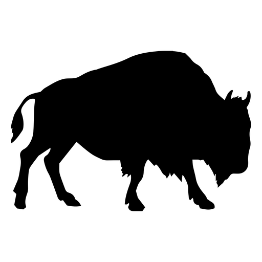 Detail Bison Silhouette Vector Nomer 31