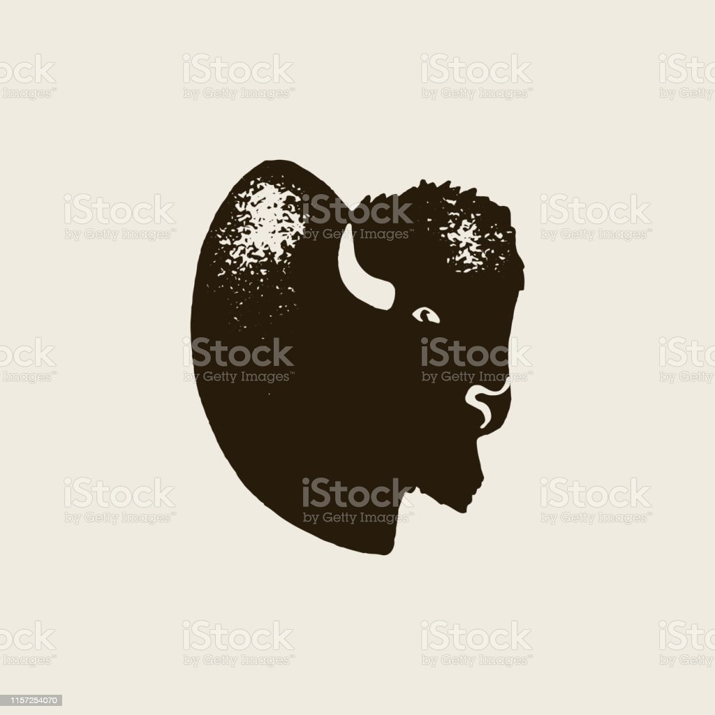 Detail Bison Silhouette Vector Nomer 40