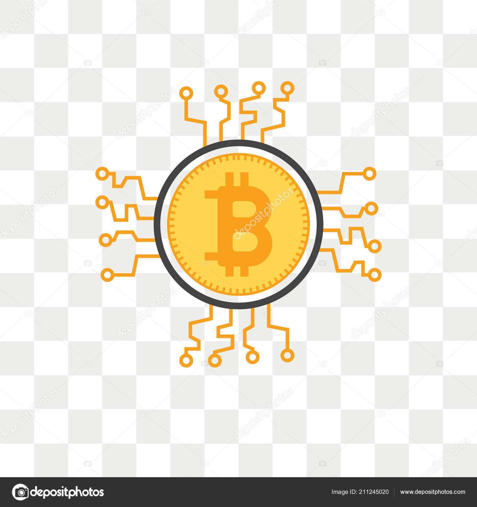 Detail Bitcoin Logo Transparent Background Nomer 31