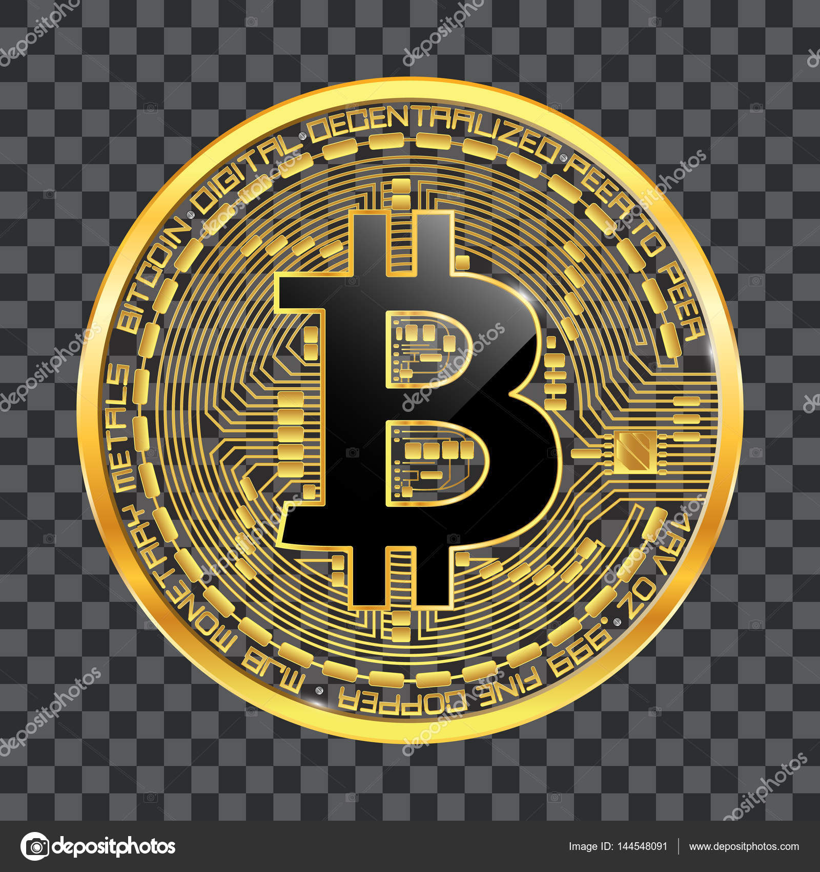 Detail Bitcoin Logos Nomer 18