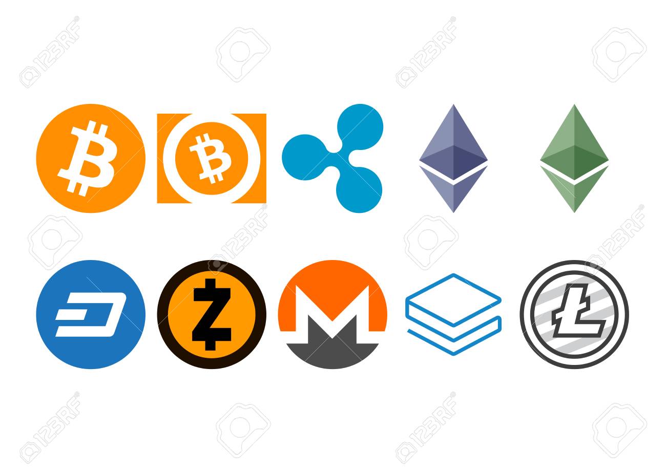 Detail Bitcoin Logos Nomer 30