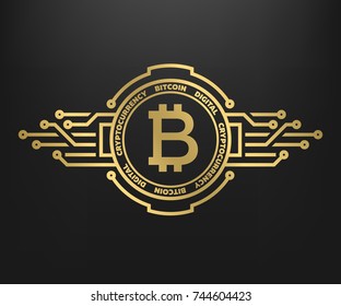 Detail Bitcoin Logos Nomer 31