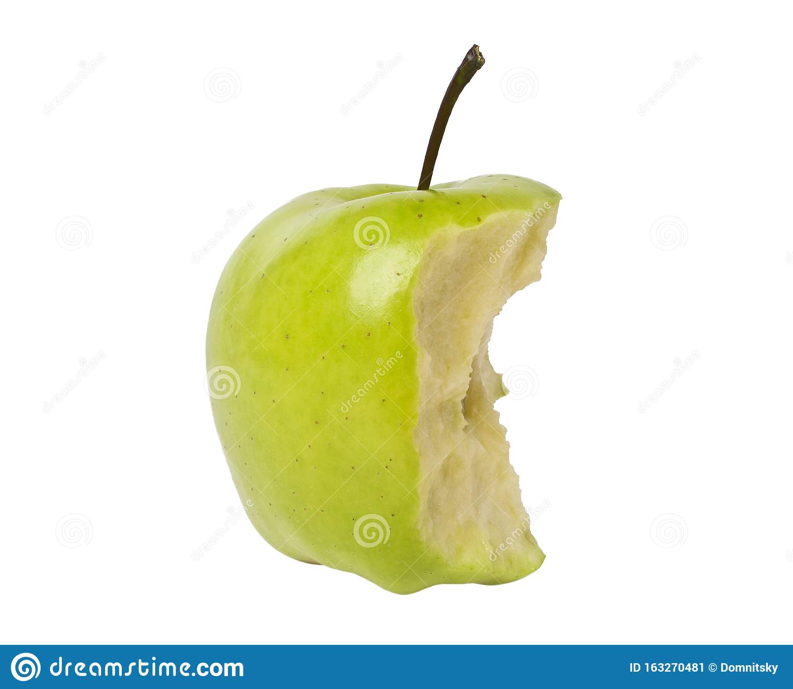 Detail Bitten Green Apple Nomer 17