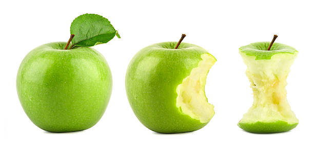 Detail Bitten Green Apple Nomer 19