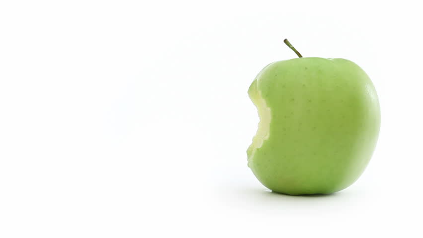 Detail Bitten Green Apple Nomer 20