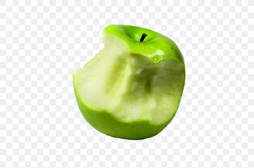 Detail Bitten Green Apple Nomer 21