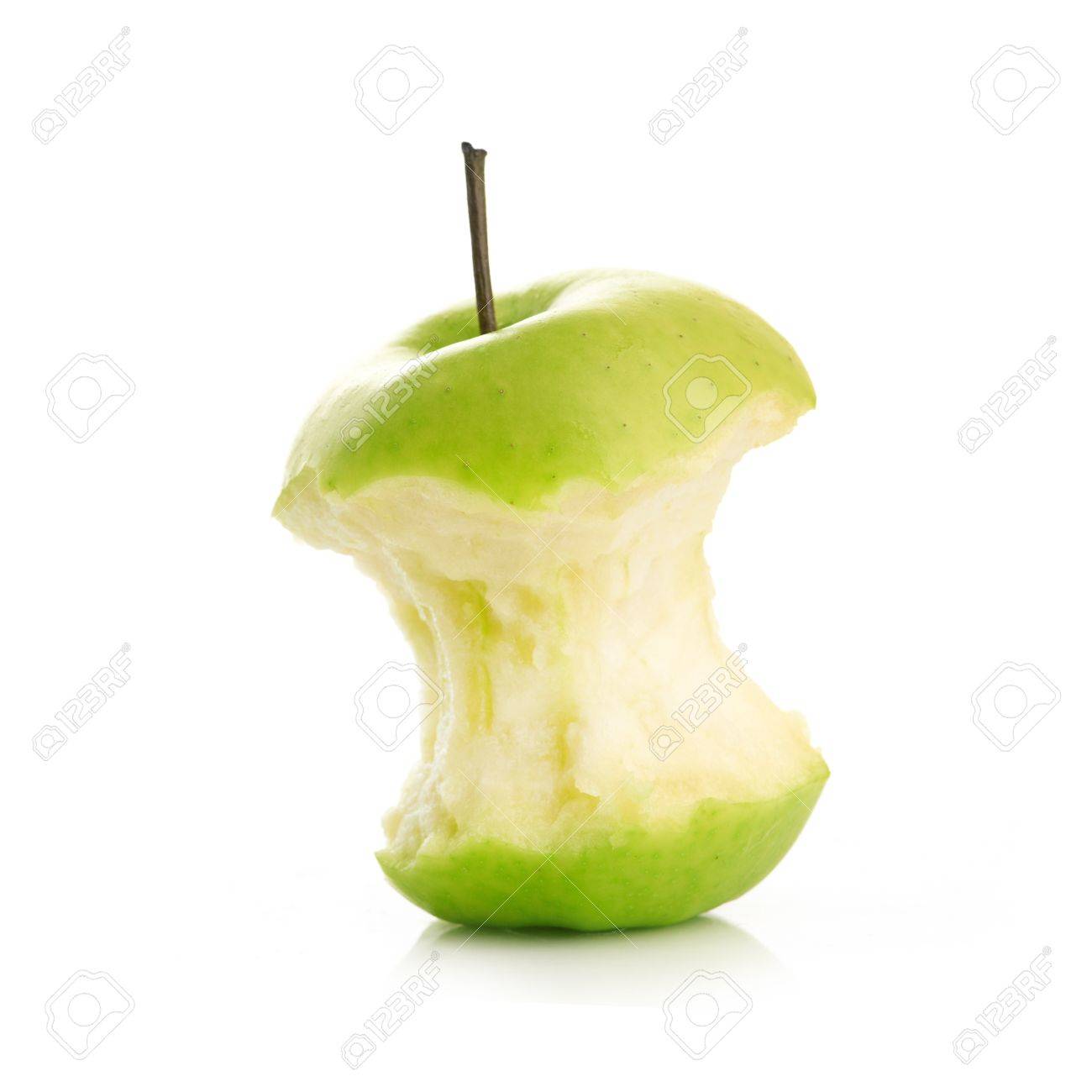 Detail Bitten Green Apple Nomer 32
