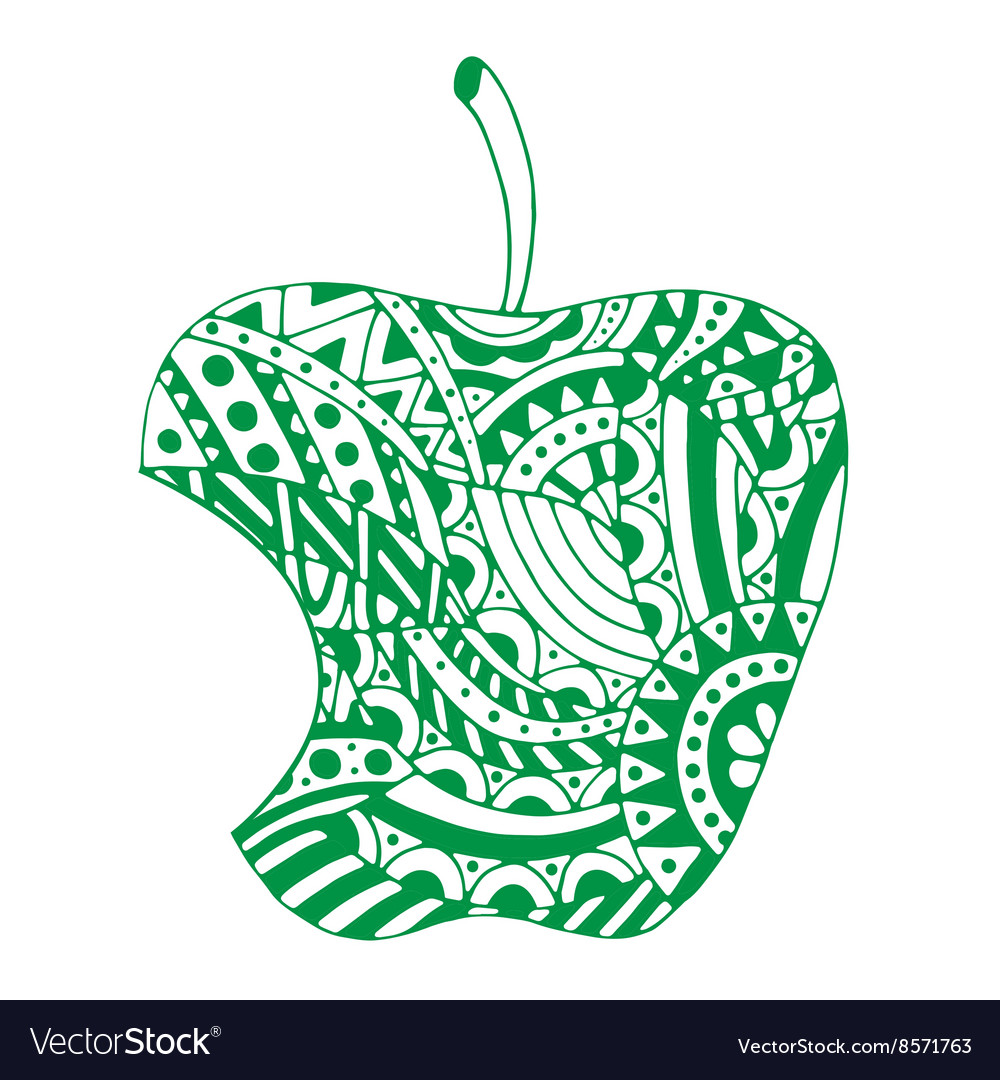 Detail Bitten Green Apple Nomer 33