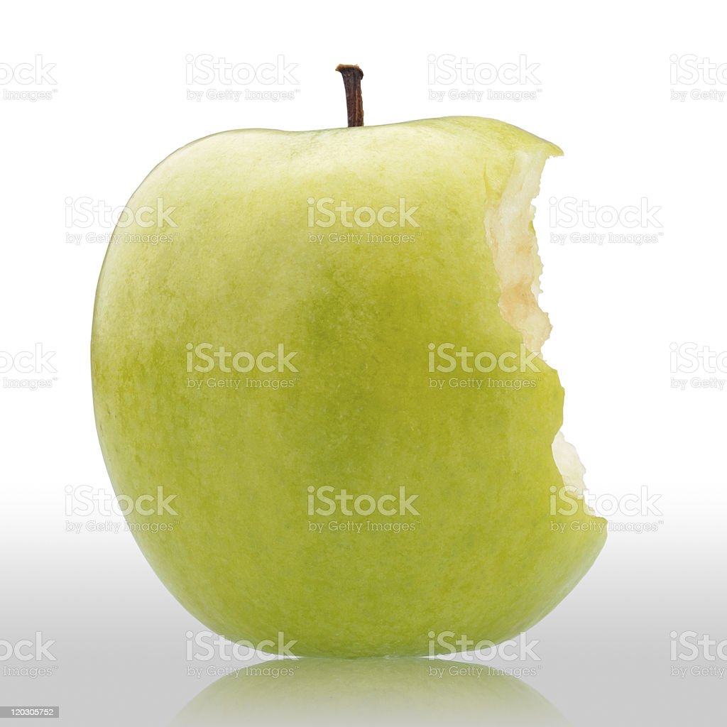 Detail Bitten Green Apple Nomer 36