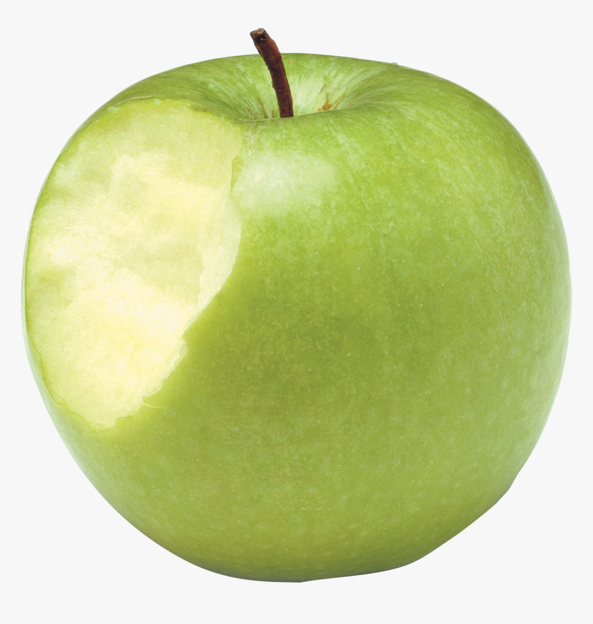 Detail Bitten Green Apple Nomer 5