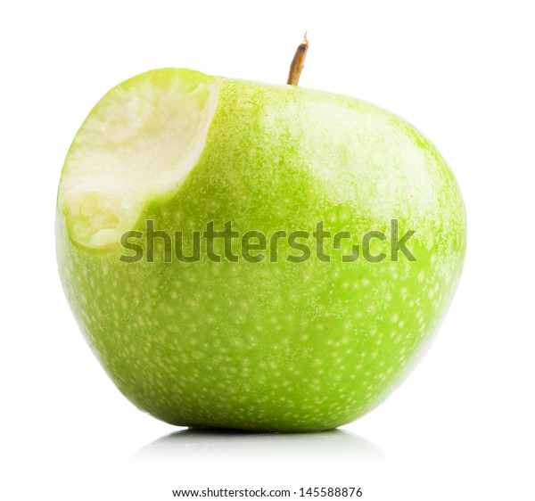 Detail Bitten Green Apple Nomer 55
