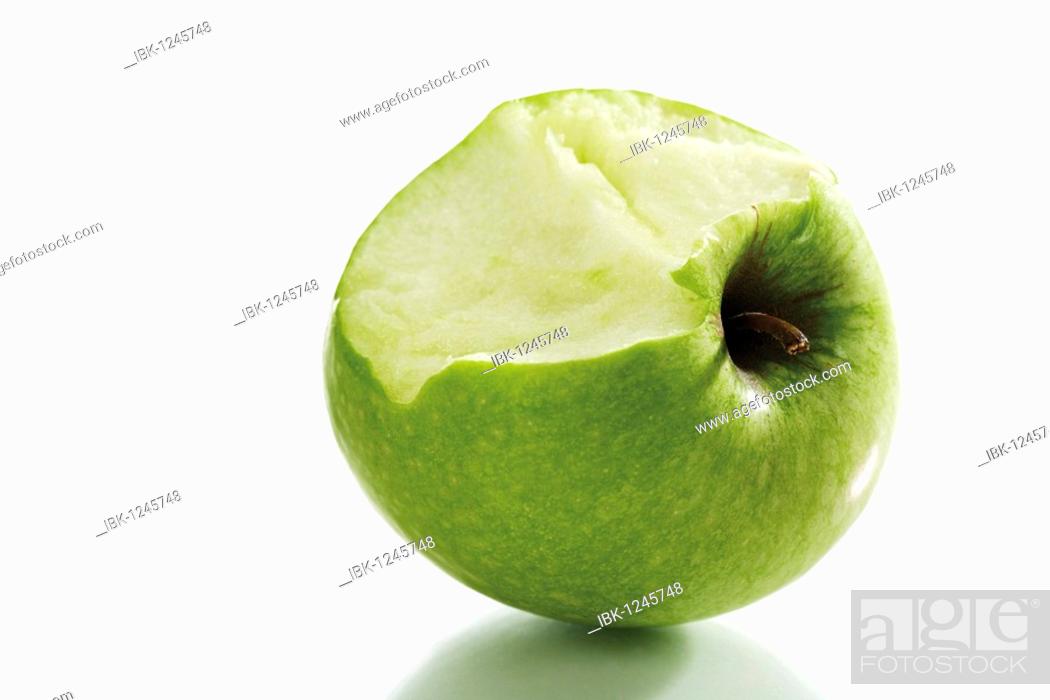 Detail Bitten Green Apple Nomer 58