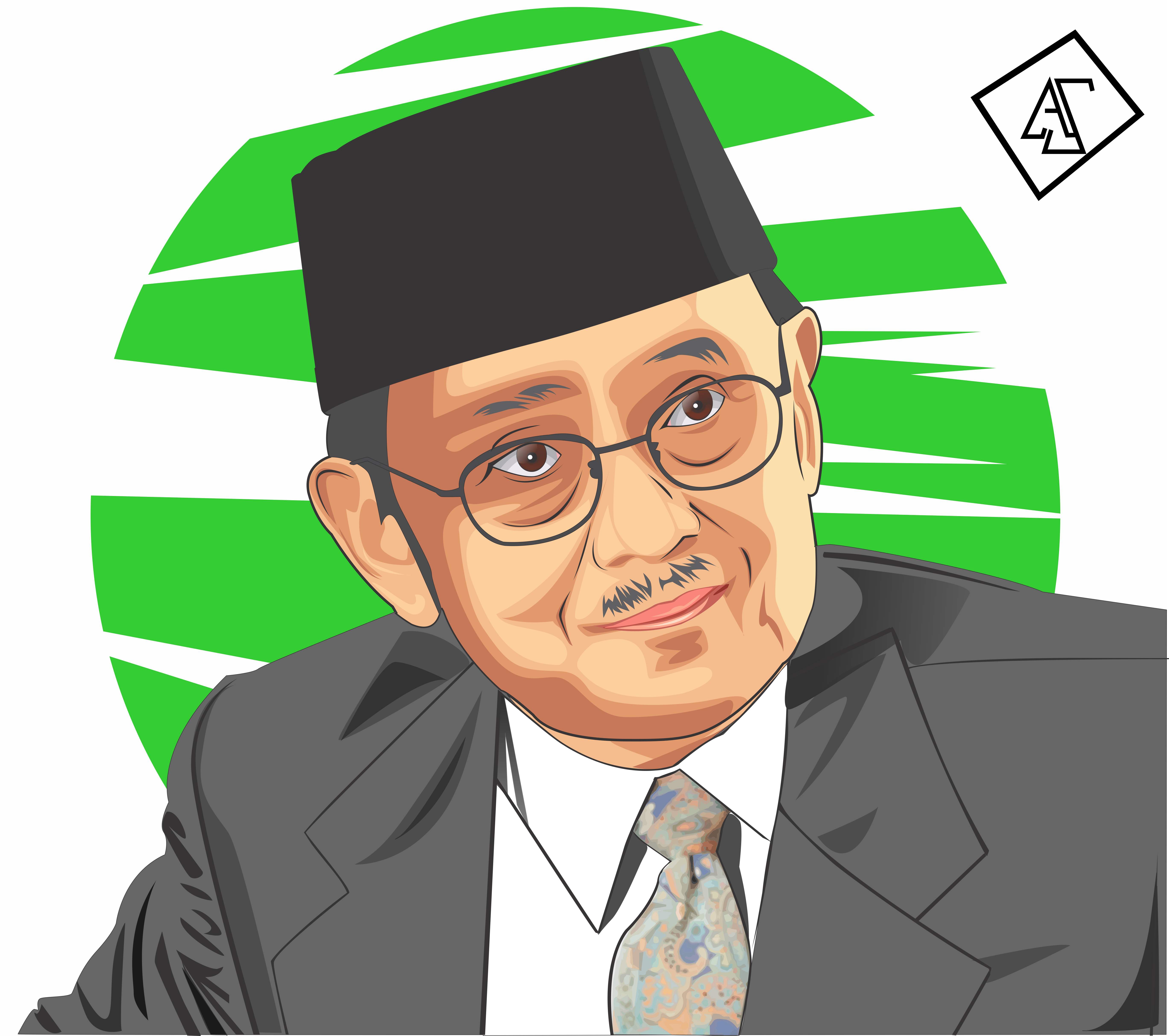 Detail Bj Habibie Vector Nomer 3