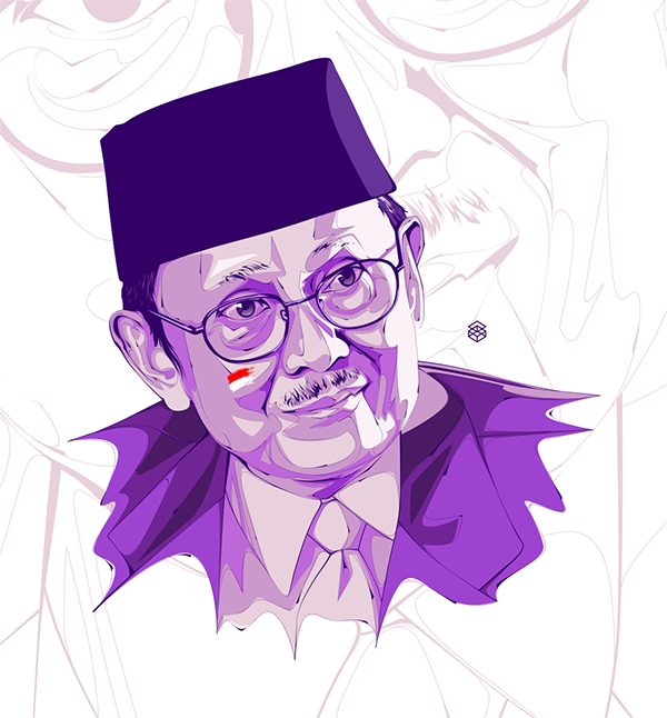 Detail Bj Habibie Vector Nomer 24