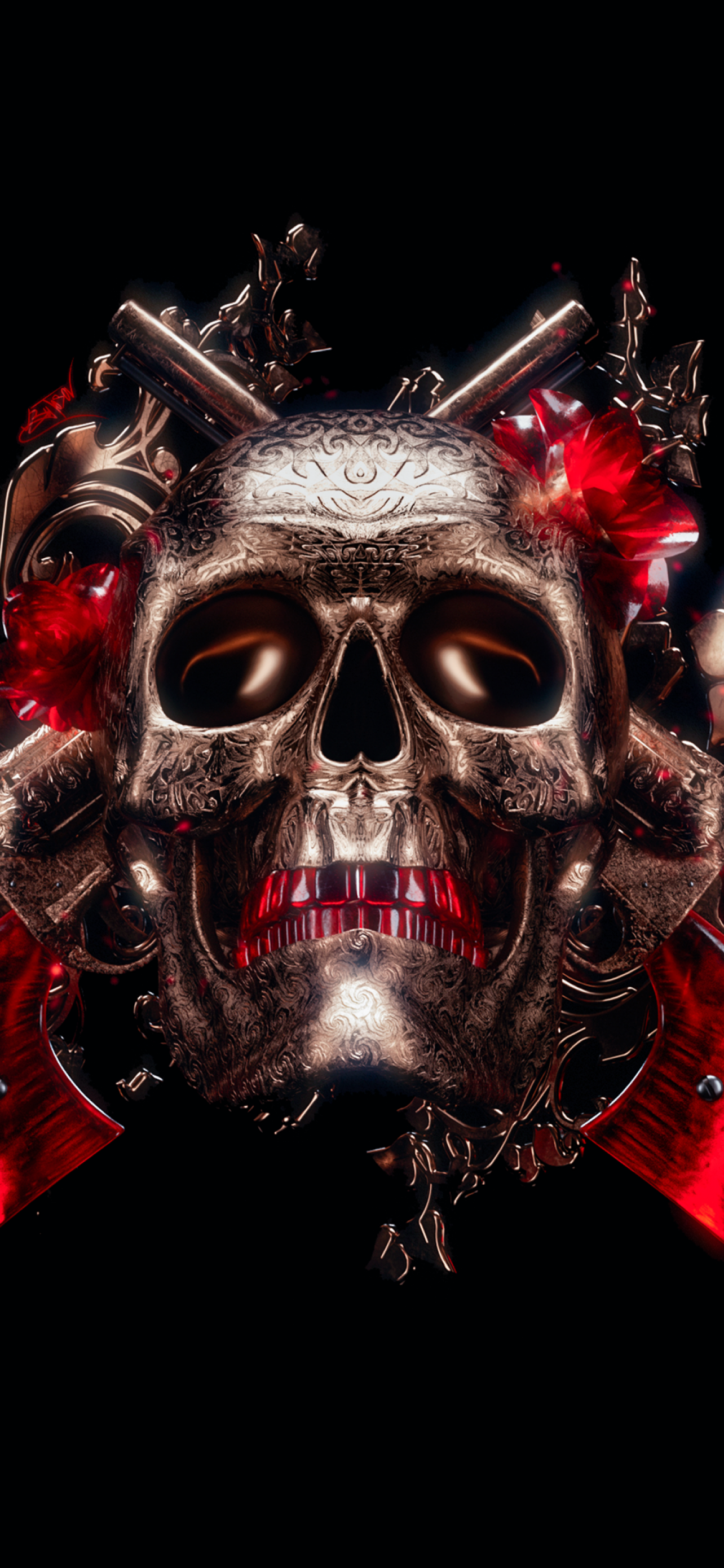 Detail Black 3d Wallpaper Nomer 43