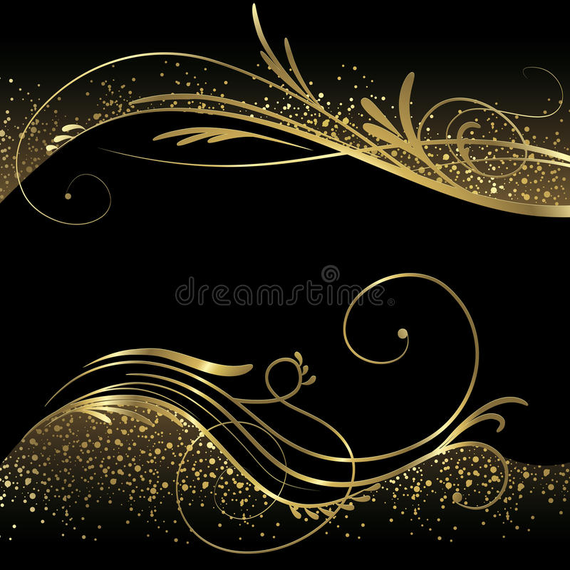 Detail Black And Gold Background Nomer 26