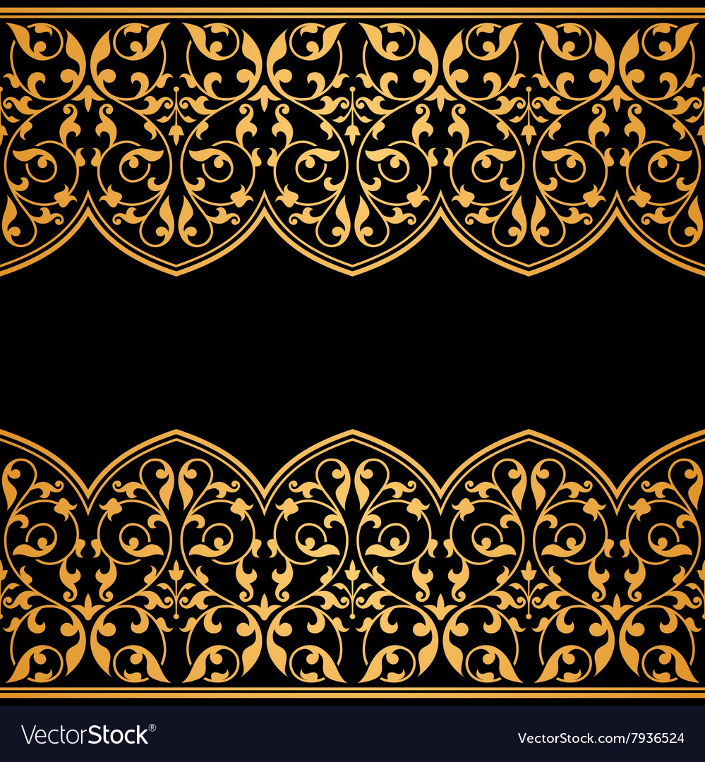 Detail Black And Gold Vintage Wallpaper Nomer 11