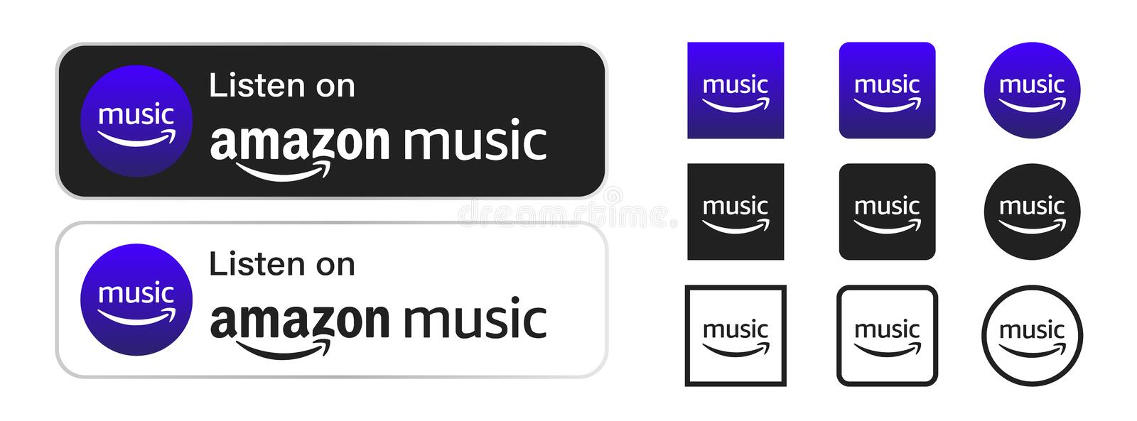 Detail Black And White Amazon Music Logo Nomer 29