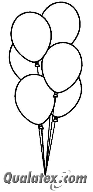 Detail Black And White Balloon Clipart Nomer 11