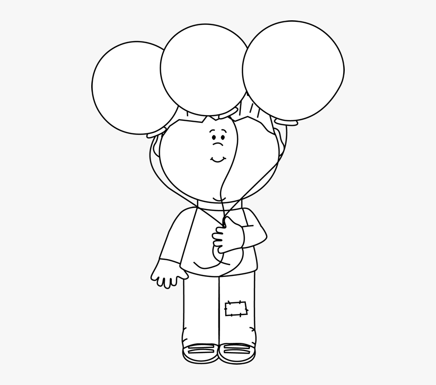 Detail Black And White Balloon Clipart Nomer 23