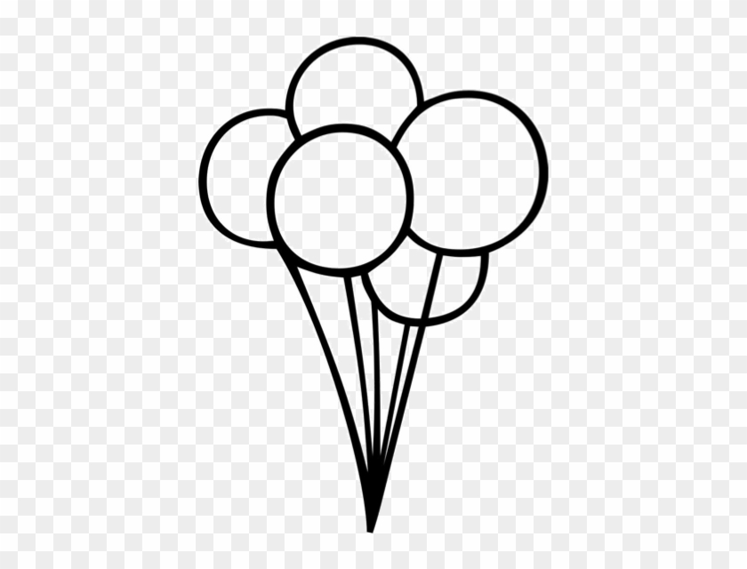 Detail Black And White Balloon Clipart Nomer 43