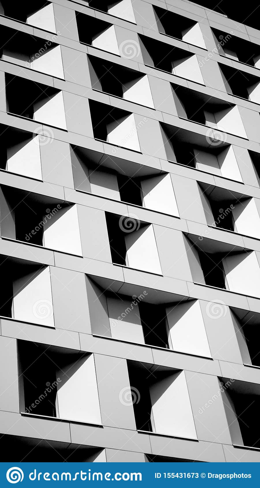 Detail Black And White Building Nomer 48