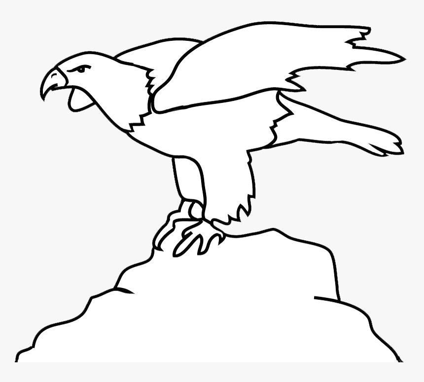 Detail Black And White Eagle Clipart Nomer 5
