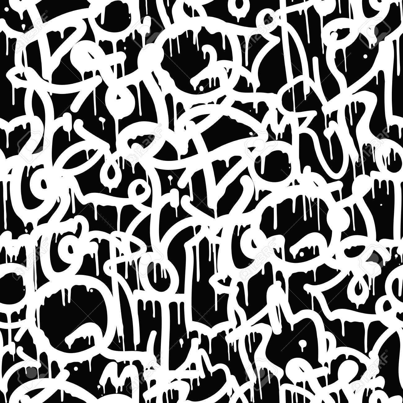 Detail Black And White Graffiti Background Designs Nomer 20