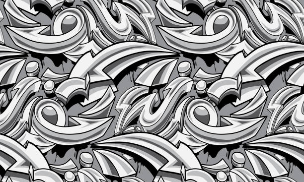 Detail Black And White Graffiti Background Designs Nomer 46