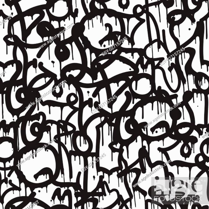 Detail Black And White Graffiti Background Designs Nomer 55
