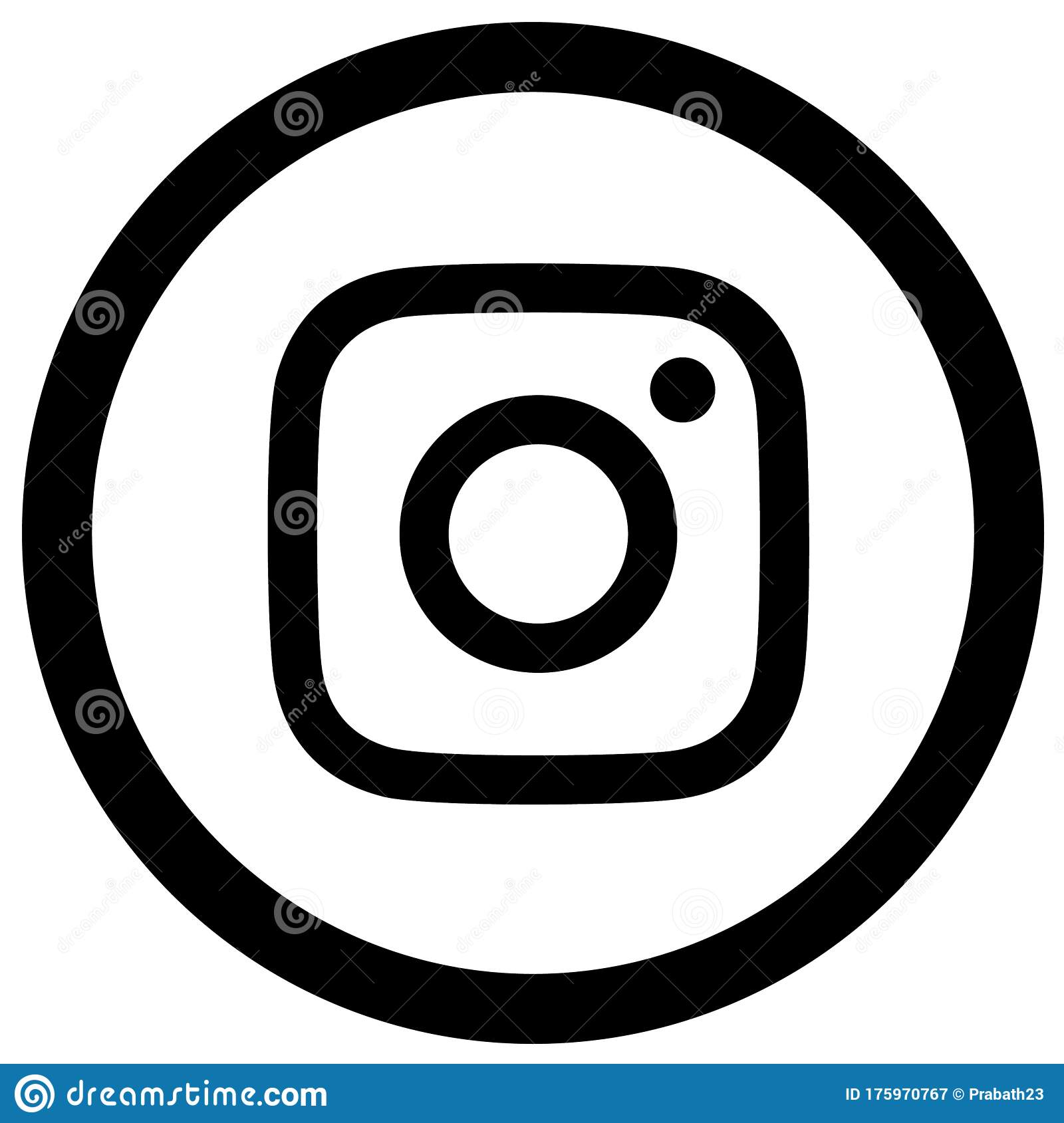 Detail Black And White Instagram Logo Nomer 9