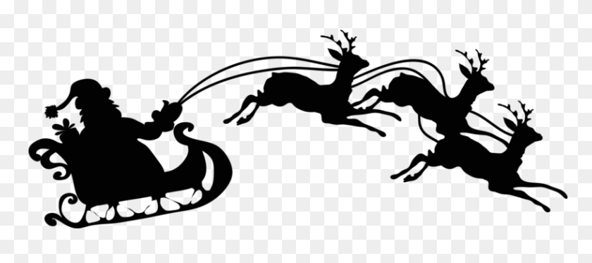 Detail Black And White Sleigh Clipart Nomer 32