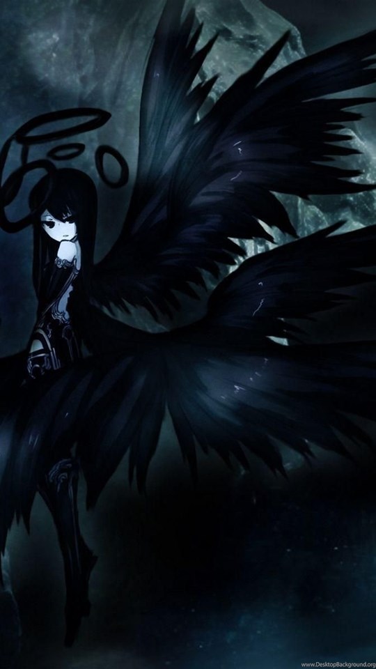 Detail Black Angel Wallpaper Desktop Nomer 46