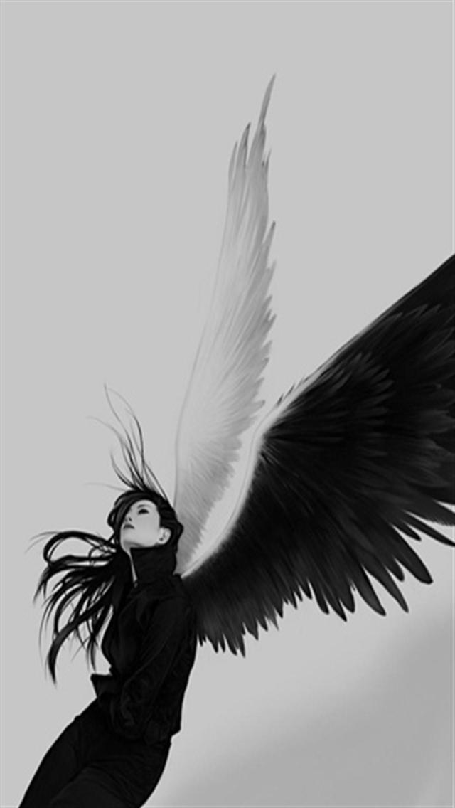 Detail Black Angel Wallpaper Desktop Nomer 50