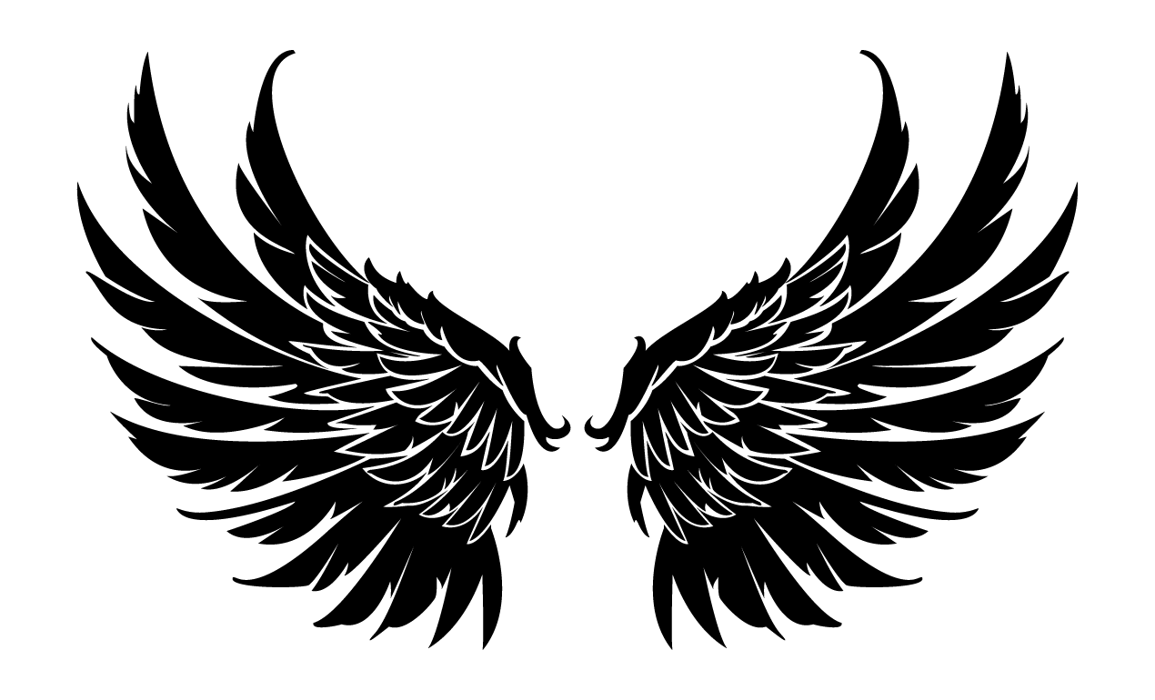 Detail Black Angel Wings Vector Nomer 29