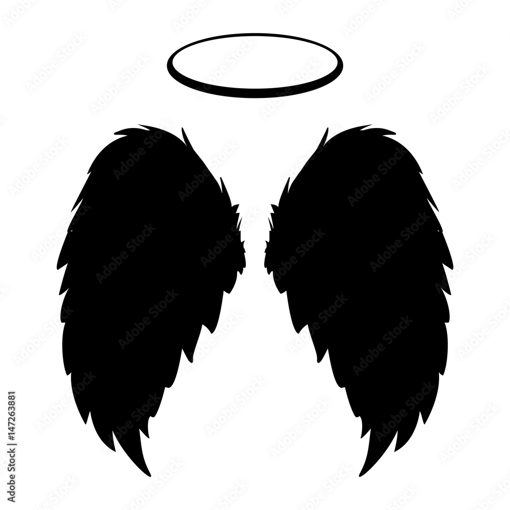 Detail Black Angel Wings Vector Nomer 8