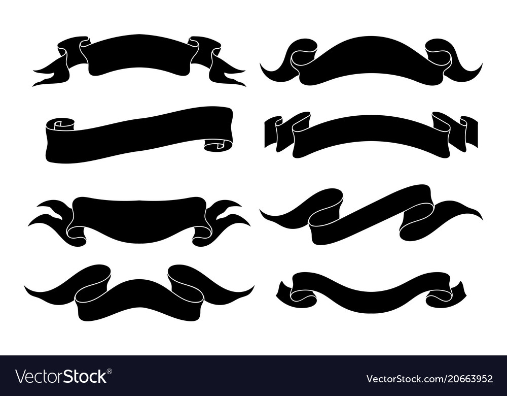 Detail Black Banner Vector Nomer 15